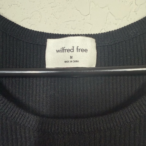 NWT Wilfred Free Cut Out Knit Tank Mini Dress Sz Medium - Picture 6 of 9